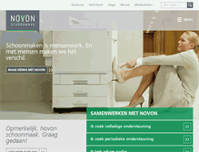 Tablet Screenshot of novon.nl